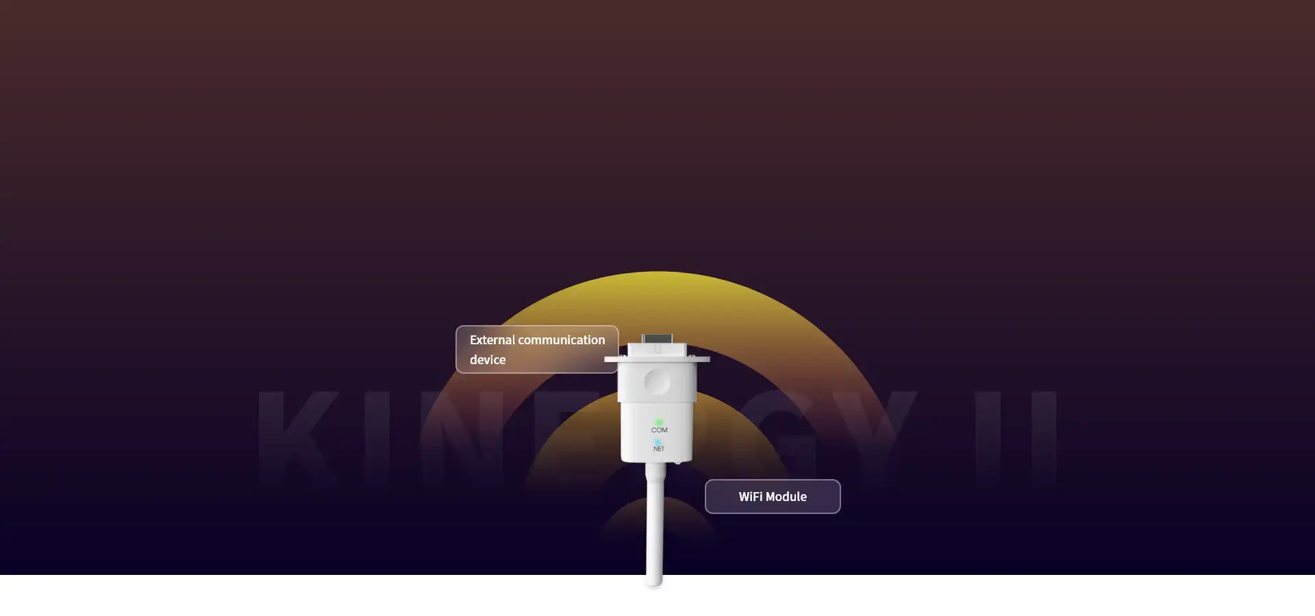 Kinergy ii wireless data logger for solar energy systems product features